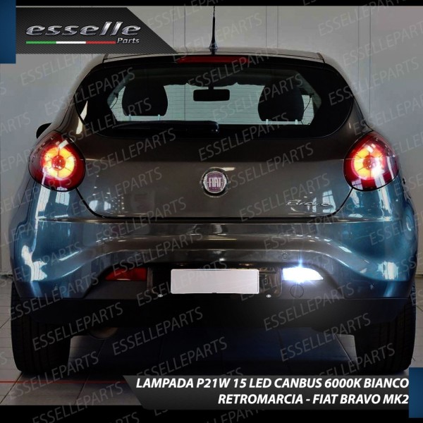 Luci Retromarcia Led Canbus FIAT BRAVO II 6000K Luce Bianca No Error