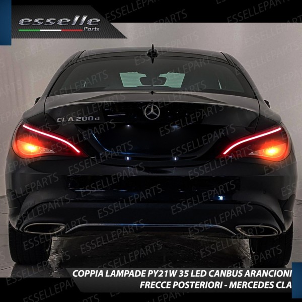 Coppia Frecce Posteriori PY21W 35 LED Canbus Mercedes CLA W117