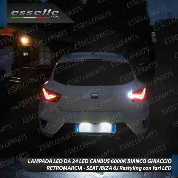 Lampada Retromarcia Led T Canbus Seat Ibiza J K Bianco