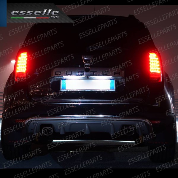 Coppia Placchette Targa Led Complete Led Canbus K Dacia Duster