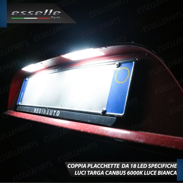 Coppia Placchette Targa Da Led Canbus K Renault Kangoo