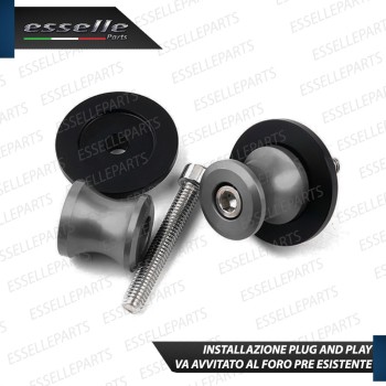 SET NOTTOLINI PROTEZIONE FORCELLA IN ACCIAIO GRIGIO LUCIDO PER KAWASAKI NINJA 1000 SX 2021 TOURER