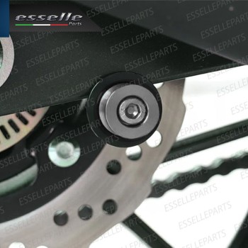 SET NOTTOLINI PROTEZIONE FORCELLA IN ACCIAIO GRIGIO LUCIDO PER KAWASAKI VERSYS-X 300 2017-2019 URBAN