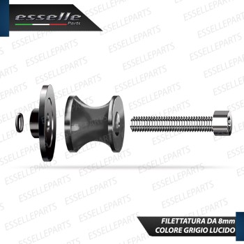 SET NOTTOLINI PROTEZIONE FORCELLA IN ACCIAIO GRIGIO LUCIDO PER KAWASAKI Z1000 2010-2013