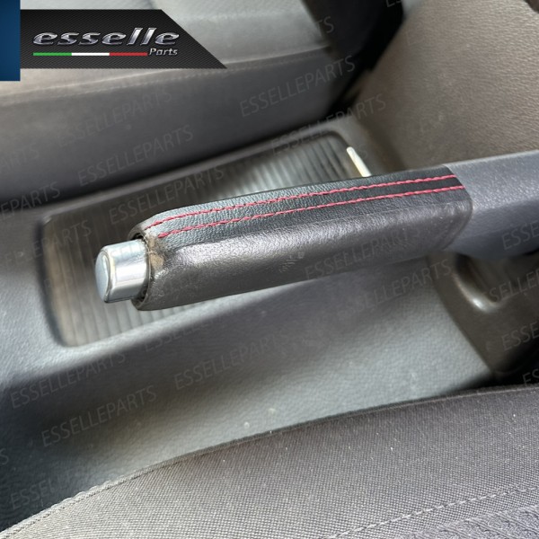 Profilo interno adesivo in Similpelle con Cuciture ROSSE per interni Auto