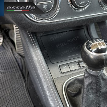 Profilo interno adesivo in Similpelle con Cuciture BIANCHE per interni Auto