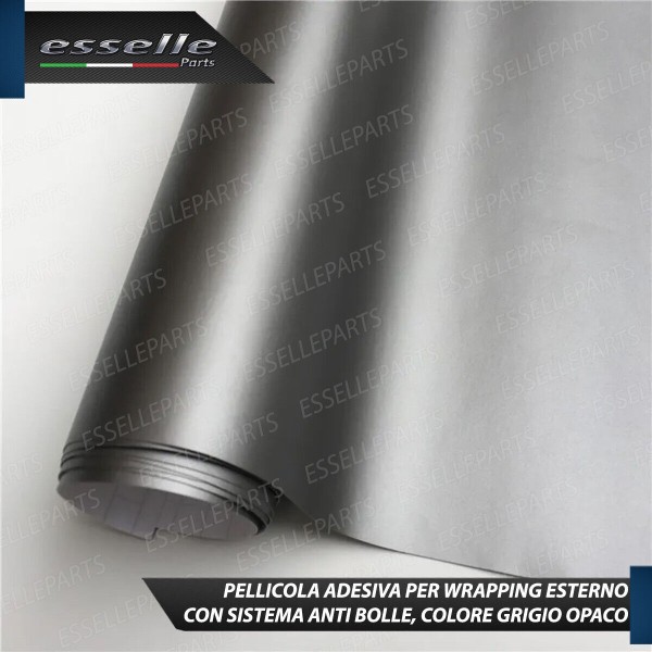 Pellicola Grigio Opaco adesiva Professionale per moto, motorini, scooter, quod VESPA