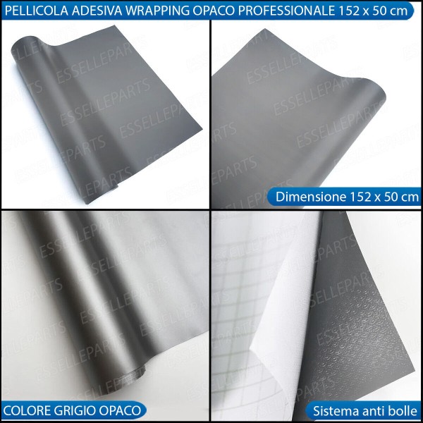 Pellicola Grigio Opaco adesiva Professionale per MOTO GUZZI