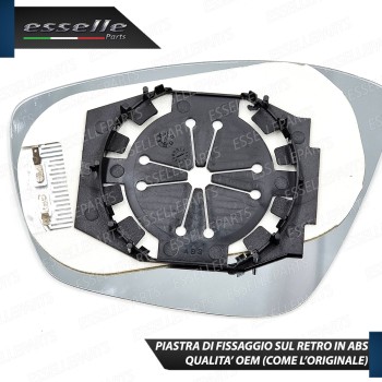 Specchietto Retrovisore Termico Laterale LATO PASSEGGERO di Ricambio per JEEP AVENGER