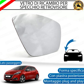 Specchietto Retrovisore Termico Laterale LATO PASSEGGERO di Ricambio per OPEL MOKKA B Specchietto Retrovisore Termico Laterale LATO PASSEGGERO di Ricambio per OPEL MOKKA B