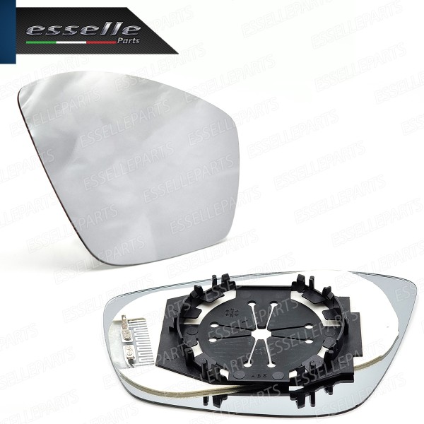 Specchietto Retrovisore Termico Laterale LATO PASSEGGERO di Ricambio per OPEL MOKKA B