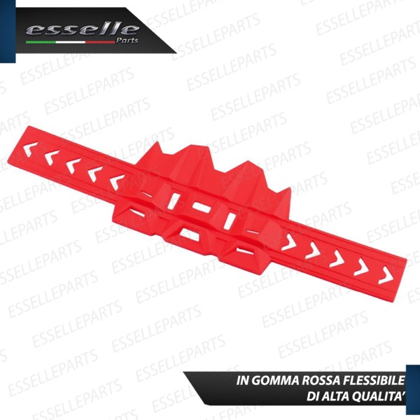 PROTEZIONE PER SCARICO TERMINALE IN GOMMA ROSSO