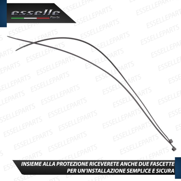 PROTEZIONE PER SCARICO TERMINALE IN GOMMA ROSSO