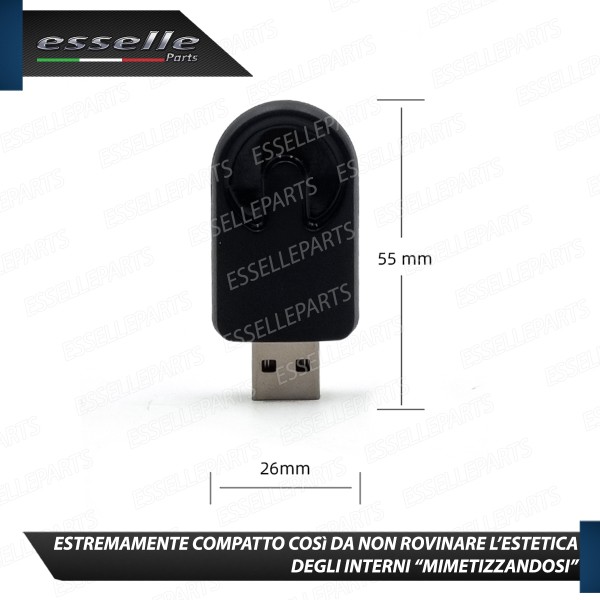 Adattatore Wireless Android Auto Ed Apple Car Play per Jeep Renegade Dal 2019