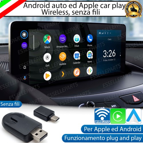 Adattatore Wireless Android Auto Ed Apple Car Play per Mercedes ML W166