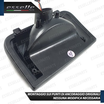 Placchette Dinamiche Laterali nere a led per frecce specifiche per FIAT DUCATO III