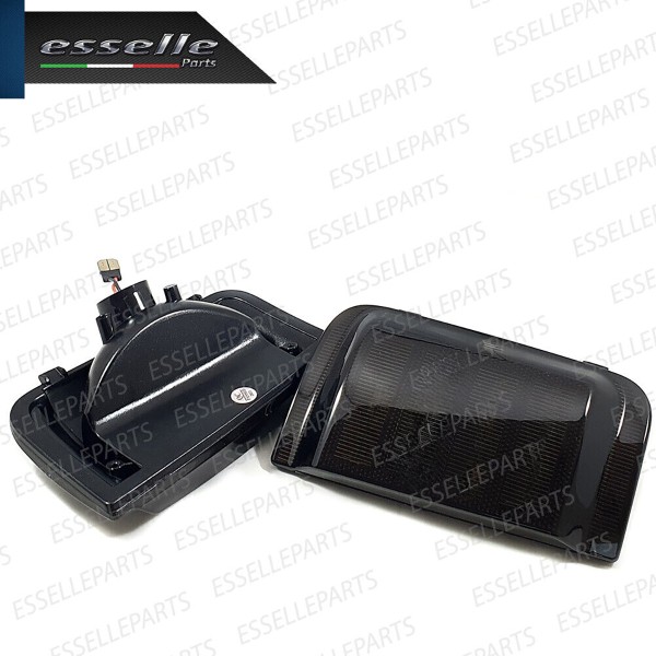 Placchette Dinamiche Laterali nere a led per frecce specifiche per FIAT DUCATO III