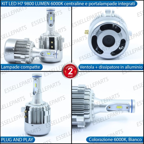 Conversione Fari Full LED 6000k canbus VW GOLF VI Luce Bianca No Error