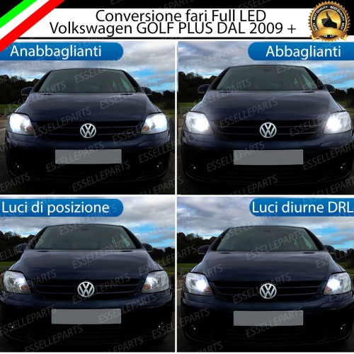 Conversione Fari Full LED 6000K bianco VW Golf plus Dal 2009
