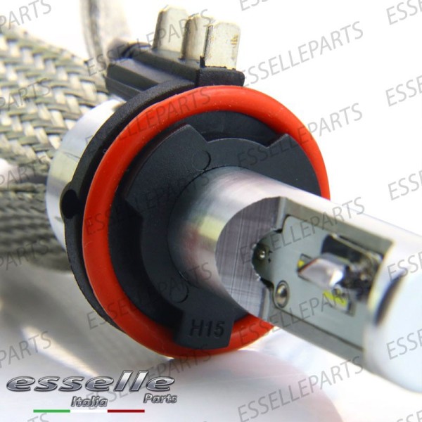 Kit FULL LED H15 LED 10800 LUMEN Canbus 6000K Bianco Ghiaccio