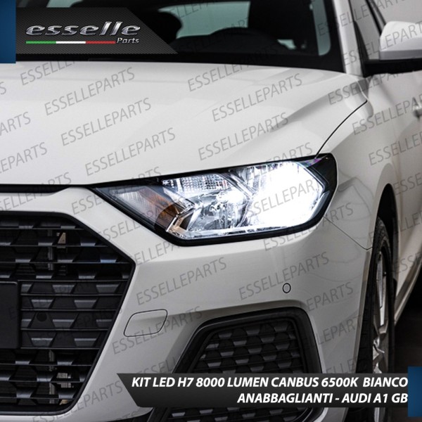 Conversione Fari Full LED 6000k canbus AUDI A1 II Luce Bianca No Error