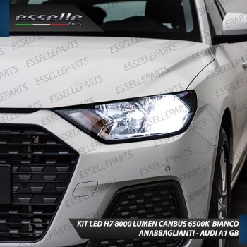 Conversione Fari Full LED 6000k canbus AUDI A1 II Luce Bianca No Error