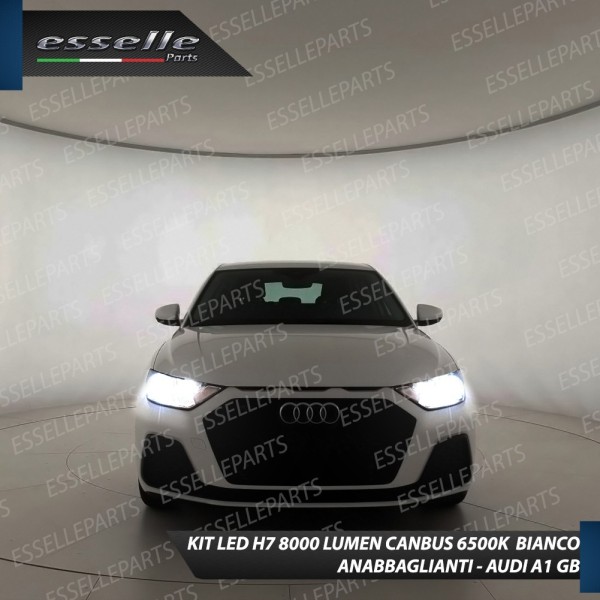 Conversione Fari Full LED 6000k canbus AUDI A1 II Luce Bianca No Error