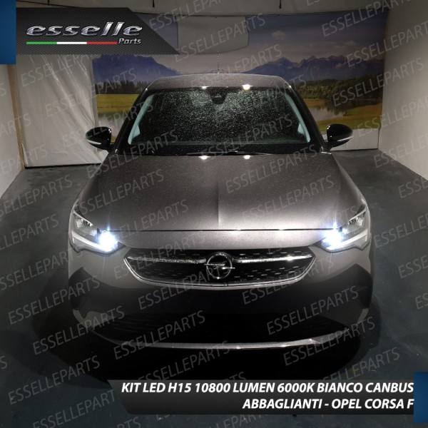 Kit Luci Diurne/Abbaglianti H15 10800 LUMEN OPEL CORSA F