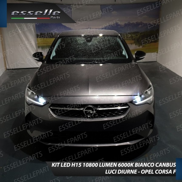 Kit Luci Diurne/Abbaglianti H15 10800 LUMEN OPEL CORSA F