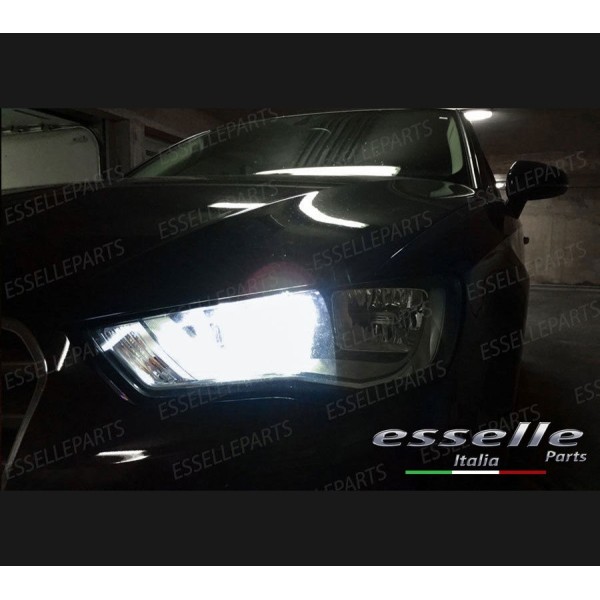 Kit Luci Diurne/Abbaglianti H15 10800 Lumen 6000K bianco AUDI A3 8V