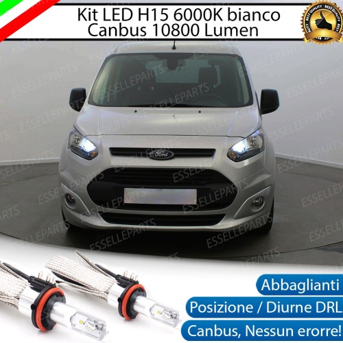 Kit Luci Diurne/Abbaglianti H15 10800 LUMEN FORD TOURNEO CONNECT II