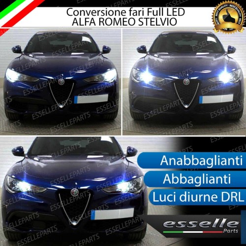 Conversione Fari Full LED 6000k canbus ALFA ROMEO STELVIO