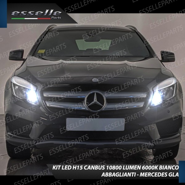 Kit Luci Diurne/Abbaglianti H15 10800 LUMEN MERCEDES GLA