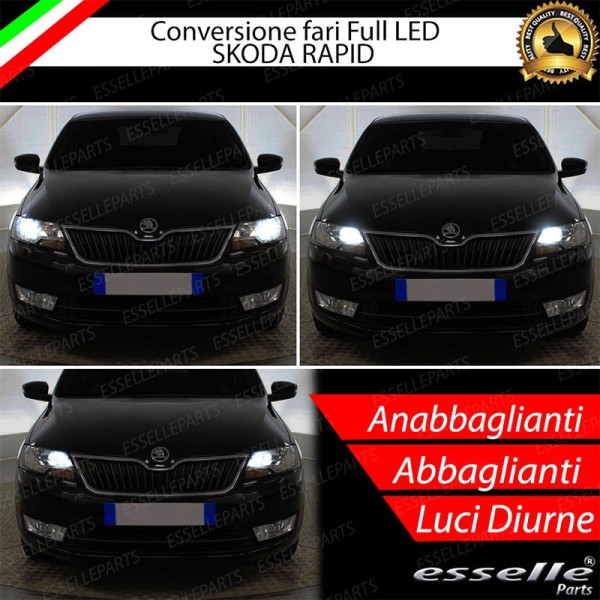 Conversione Fari Full LED SKODA RAPID