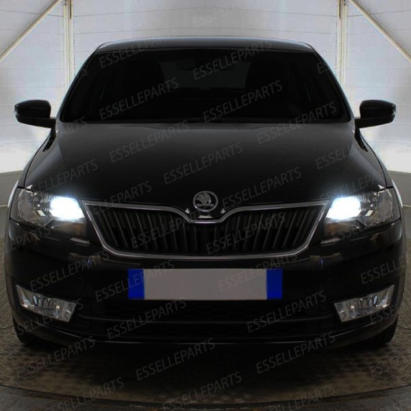 Conversione Fari Full LED 6000k canbus SKODA RAPID