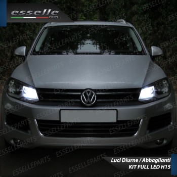 Kit Luci Diurne/Abbaglianti H15 10800 LUMEN VW TOUAREG 7P PRIMA DEL 2014 Kit Luci Diurne/Abbaglianti H15 10800 LUMEN VW TOUAREG 7P PRIMA DEL 2014