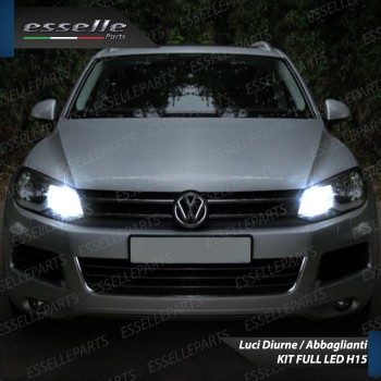 Kit Luci Diurne/Abbaglianti H15 10800 LUMEN VW TOUAREG 7P PRIMA DEL 2014 Kit Luci Diurne/Abbaglianti H15 10800 LUMEN VW TOUAREG 7P PRIMA DEL 2014