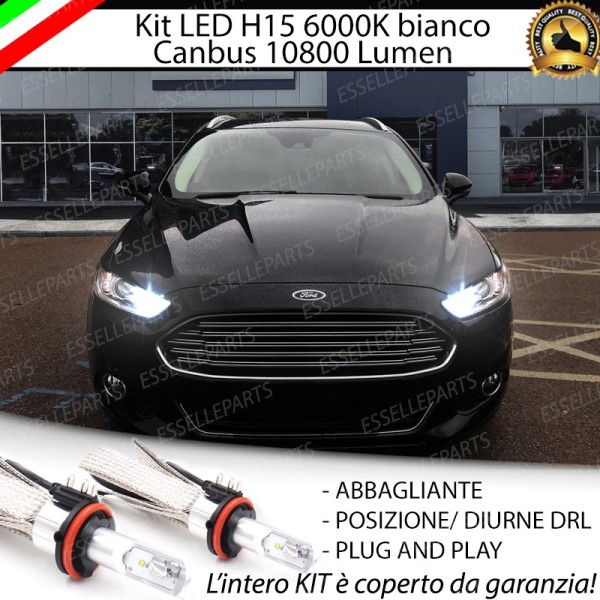 Kit Luci Diurne/Abbaglianti H15 10800 LUMEN FORD MONDEO IV