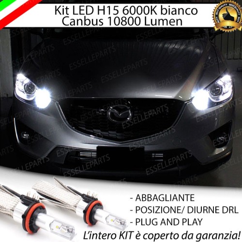 Kit Luci Diurne/Abbaglianti H15 10800 LUMEN MAZDA CX-5