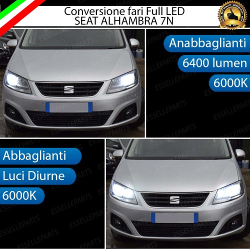 Conversione Fari Full LED SEAT ALHAMBRA 7N CON FARI ALOGENI