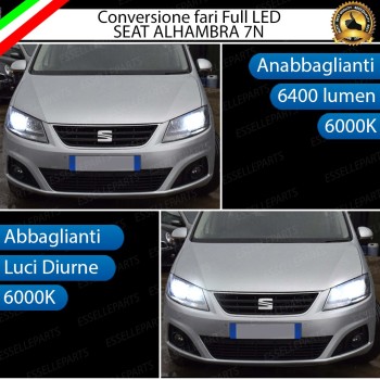 Conversione Fari Full LED SEAT ALHAMBRA 7N CON FARI ALOGENI