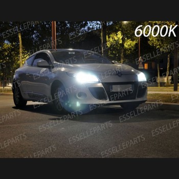 Kit Full LED H7 6400 Lumen 6000K Anabbaglianti RENAULT MEGANE 3 con fari a parabola
