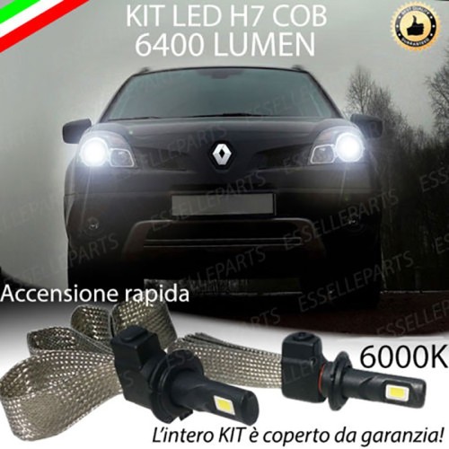 Kit Full LED H7 6400 LUMEN Anabbaglianti RENAULT KOLEOS