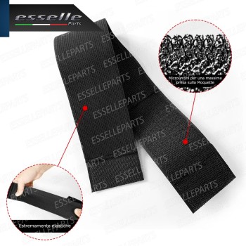 2 X Strisce Elastiche per bagagliaio vano Bagagli con Stretch 40 X 5 cm