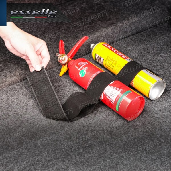 2 X Strisce Elastiche per bagagliaio vano Bagagli con Stretch 40 X 5 cm