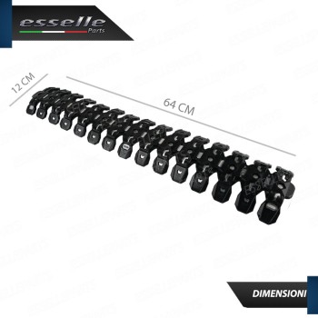 PROTEZIONE PER MARMITTA SCARICO NERO PER MOTO, ENDURO, CROSS 2T ARMADILLO