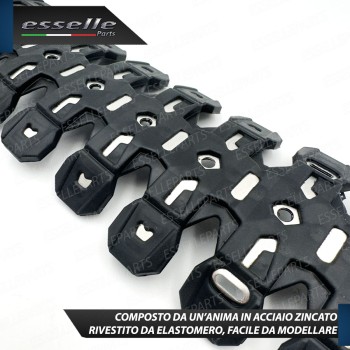 PROTEZIONE PER MARMITTA SCARICO NERO PER MOTO, ENDURO, CROSS 2T ARMADILLO