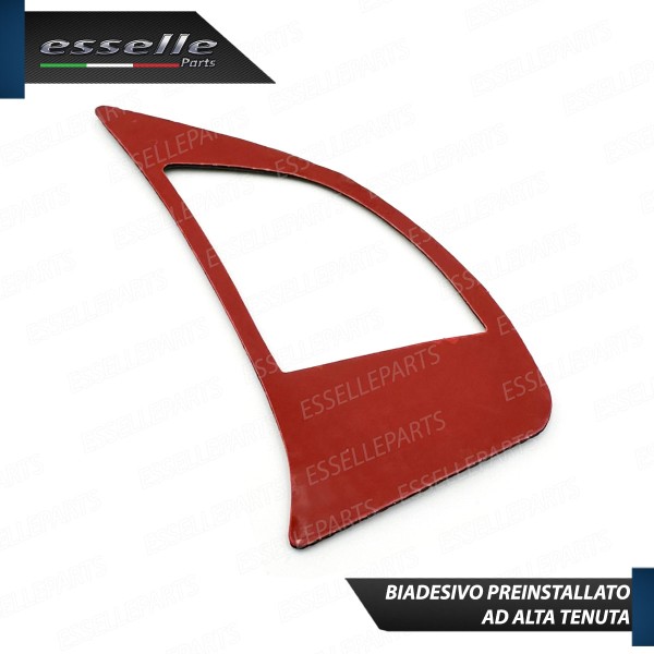 COPPIA INSERTI COMANDI AL VOLANTE IN CARBON LOOK PER FIAT 500 PRE-RESTYLING