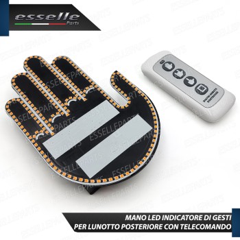 Mano LED 203 Arancione con 3 Gesti e Telecomando