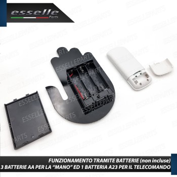Mano LED 203 Arancione con 3 Gesti e Telecomando